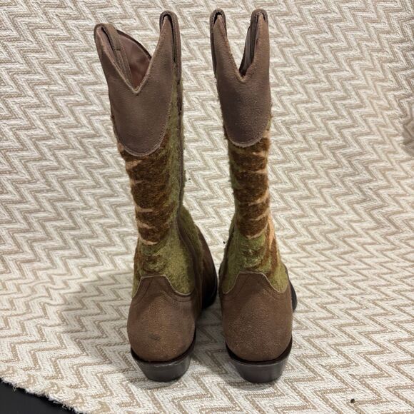 Matisse Women’s Abilene Wool Blanket Leather Western Cowboy Boots - Picture 7 of 10